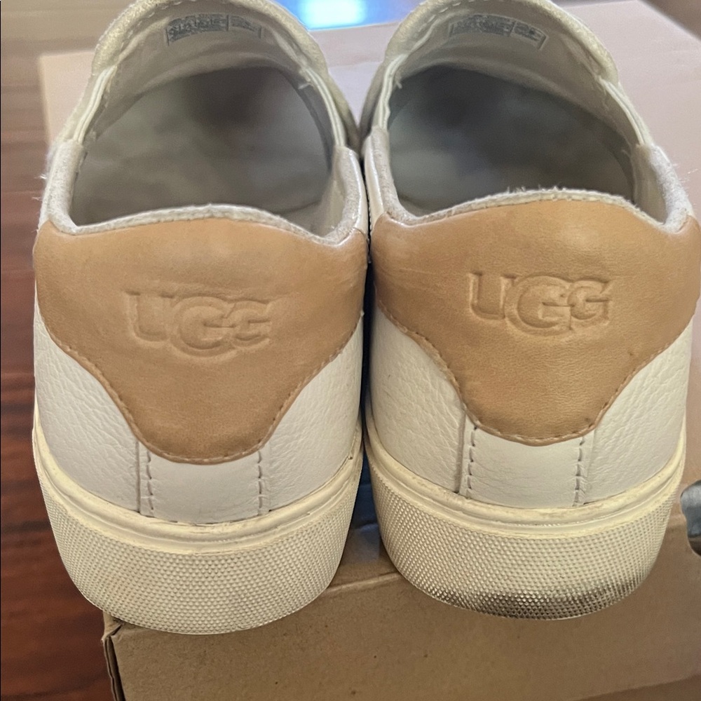UGG Women's White Slip-On Sneakers